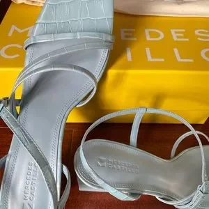 MERCEDES CASTILLO Shoes Mercedes Castillo Pale Blue Crocodile